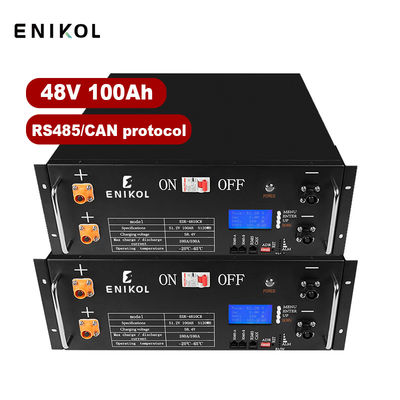 Lifepo4 48 Volt batterie au lithium-ion 100ah 200ah 24V 5kwh batterie du système solaire hors réseau