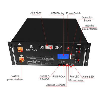 Accumulateur de stockage d'énergie 48V 100ah 200ah Lifepo4 batterie au lithium