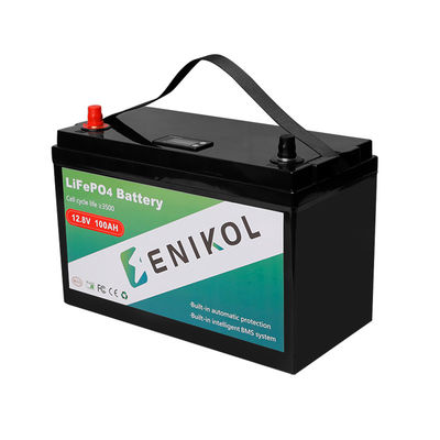 OEM 12 Volt RV LiFePo4 Batterie 100ah Batterie au lithium-ion solaire intégrée au BMS