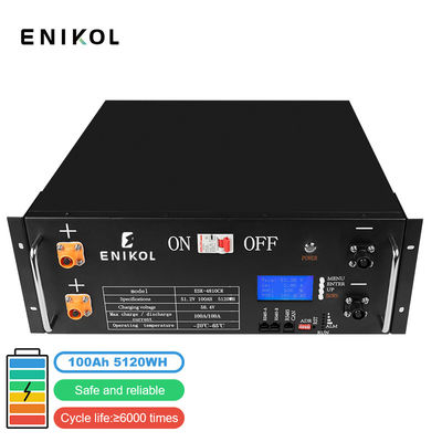24V 48V 100ah 200ah Batterie LiFePo4 empilable Appareil électrique domestique Batterie au lithium