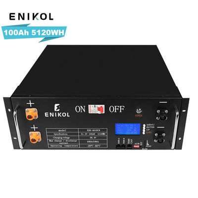 24V 200h Lithium Fer Phosphate RV batterie 48V 100ah Lifepo4 batterie de stockage d'énergie
