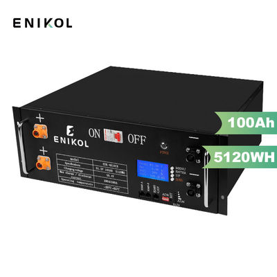 5kwh Lifepo4 Système d'énergie solaire Batterie 48V 100ah 24V 200ah Batterie au lithium