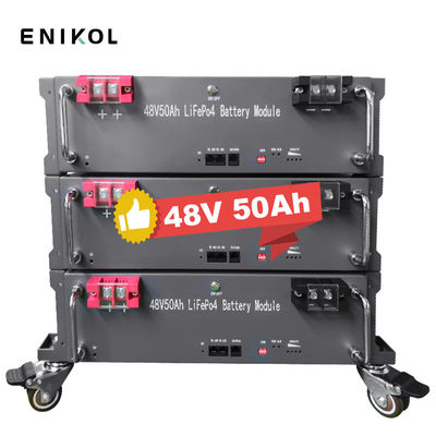 Smart Bms 51.2v Lifepo4 batterie de secours 48V batterie au lithium 50ah 100ah