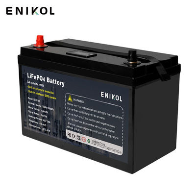 Pack de batterie au lithium-ion solaire / batterie Lifepo4 de 12V 100ah