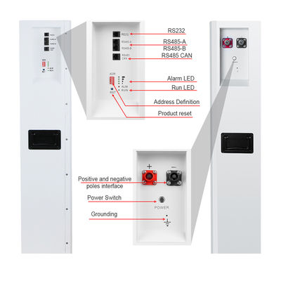 10kwh électricité solaire Lifepo4 batterie Powerwall 48V hors réseau batterie lithium-ion 100ah 200ah