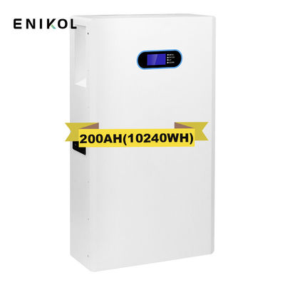 Batterie de stockage de l'énergie montée sur le mur 51.2V 200ah 48V 100ah Batterie Lifepo4
