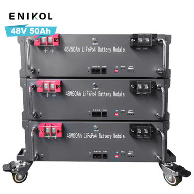 Stockage de l' énergie Piles LiFePo4 empilables 50ah 48V