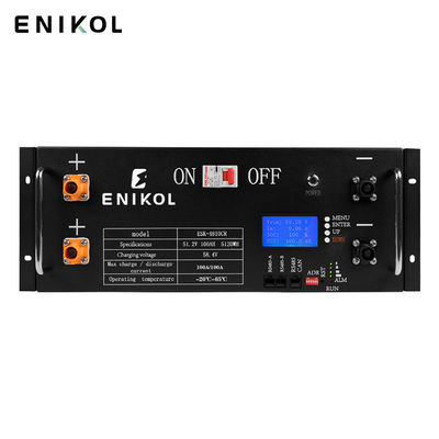 LiFePO4 48V Lithium fer phosphate batterie solaire 51.2V 100Ah Famille de stockage d'énergie