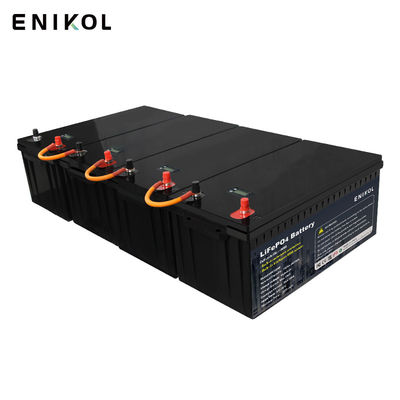 Batterie au lithium-ion de secours extérieure 12V 100ah 200ah Lifepo4 pour camping car