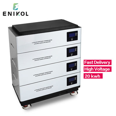 Capacité élevée 10kwh 20kwh LiFePO4 200ah 300ah pile au lithium 48v