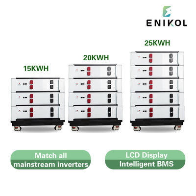 Batterie au lithium 51.2v empilable 100h Lifepo4 Batterie solaire 48v Pour la maison