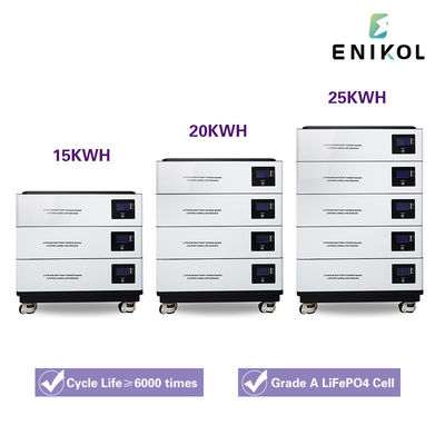 Batterie solaire au lithium LiFePo4 personnalisable à 48v et empilable pour le stockage d'énergie à domicile