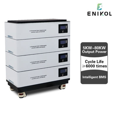 Système de batterie solaire 100AH 48V 15kwh Lifepo4 Akku 51.2v 200ah 300ah Batterie au lithium solaire