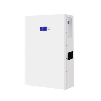 51Batterie LiFePo4 montée sur le mur de 2 V, capacité nominale de 100 AH, stockage d'énergie de 5120 WH