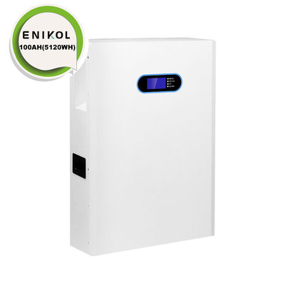 Batterie LiFePo4 de 48 V montée sur le mur avec fonction de communication RS485/RS232/CAN