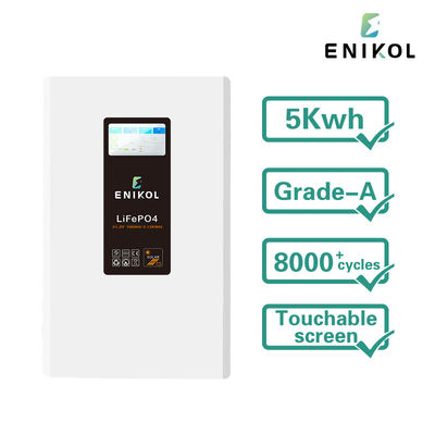 10KW 51.2V LiFePO4 batterie 200Ah 48V batterie solaire avec intégré dans BMS