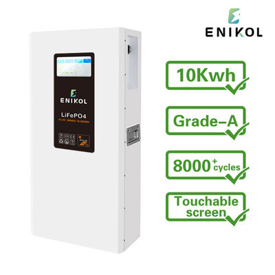 51Batterie LiFePo4 montée sur le mur avec écran tactile 48V 200AH 300AH