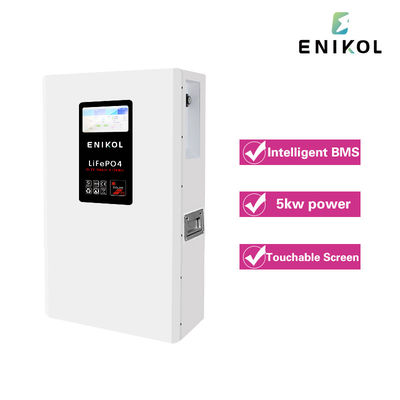 51.2V batterie au lithium fer phosphate 100AH LiFePO4 batterie solaire avec BMS 48V 100AH 5120WH