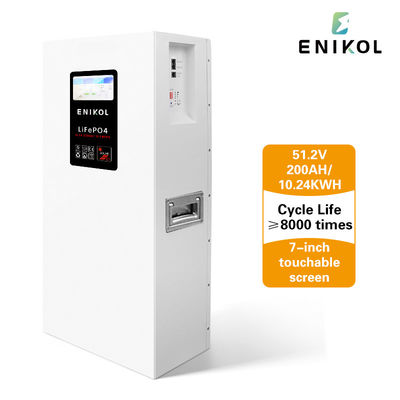 Longue durée de vie 48V batteries solaires au lithium fer phosphate 51.2V 200AH 10240WH