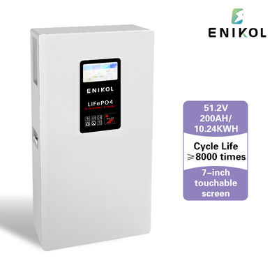 51.2V 200AH batterie au lithium 48V batterie solaire avec intégré BMS et écran d'affichage