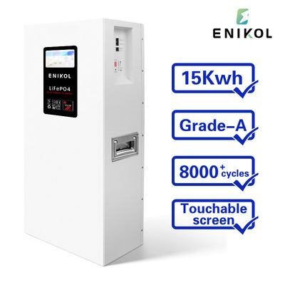 Power Wall monté 300Ah 48V LiFePo4 batterie au lithium pour le solaire avec Smart BMS