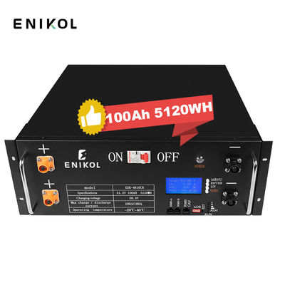 Énergie pour la maison 48v 100Ah LiFePO4 batterie Système solaire intégré à l'écran LCD BMS