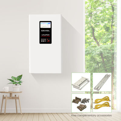 48V 10kWh LiFePO4 batterie solaire feuille acrylique noire écran tactile de 7 pouces