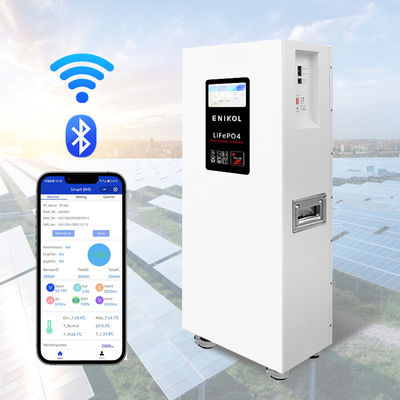 Longue durée de vie L'écran tactile de 7 pouces 48V batterie solaire WIFI/Bluetooth 10KWH