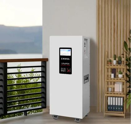 51.2V batterie au lithium paroi maison batterie de stockage d'énergie à roues verticales 300AH 15.36KWH