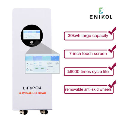 Batterie solaire de grande capacité 30kwh 48V pour la maison 600ah Batterie au lithium fer phosphate